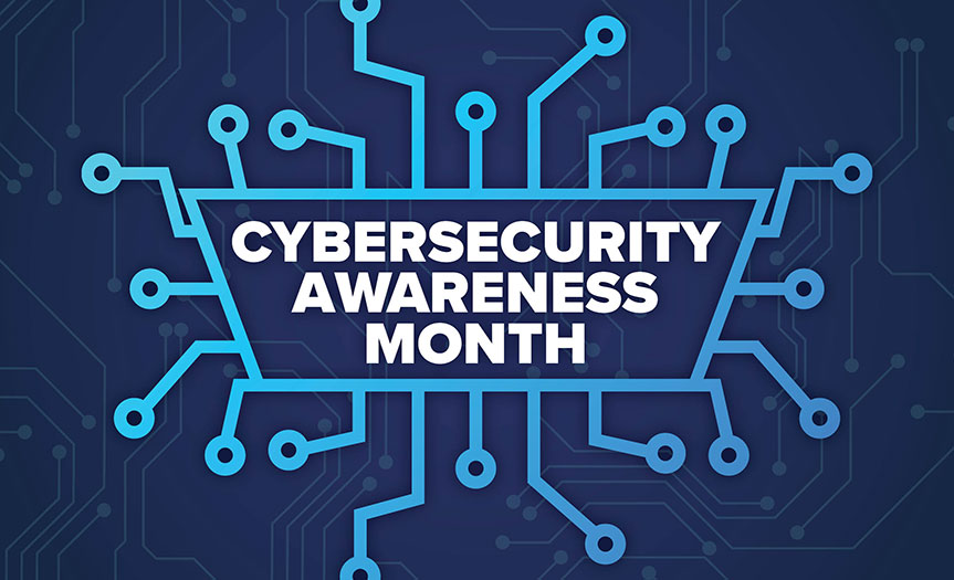 Cybersecurity Month October Graphic