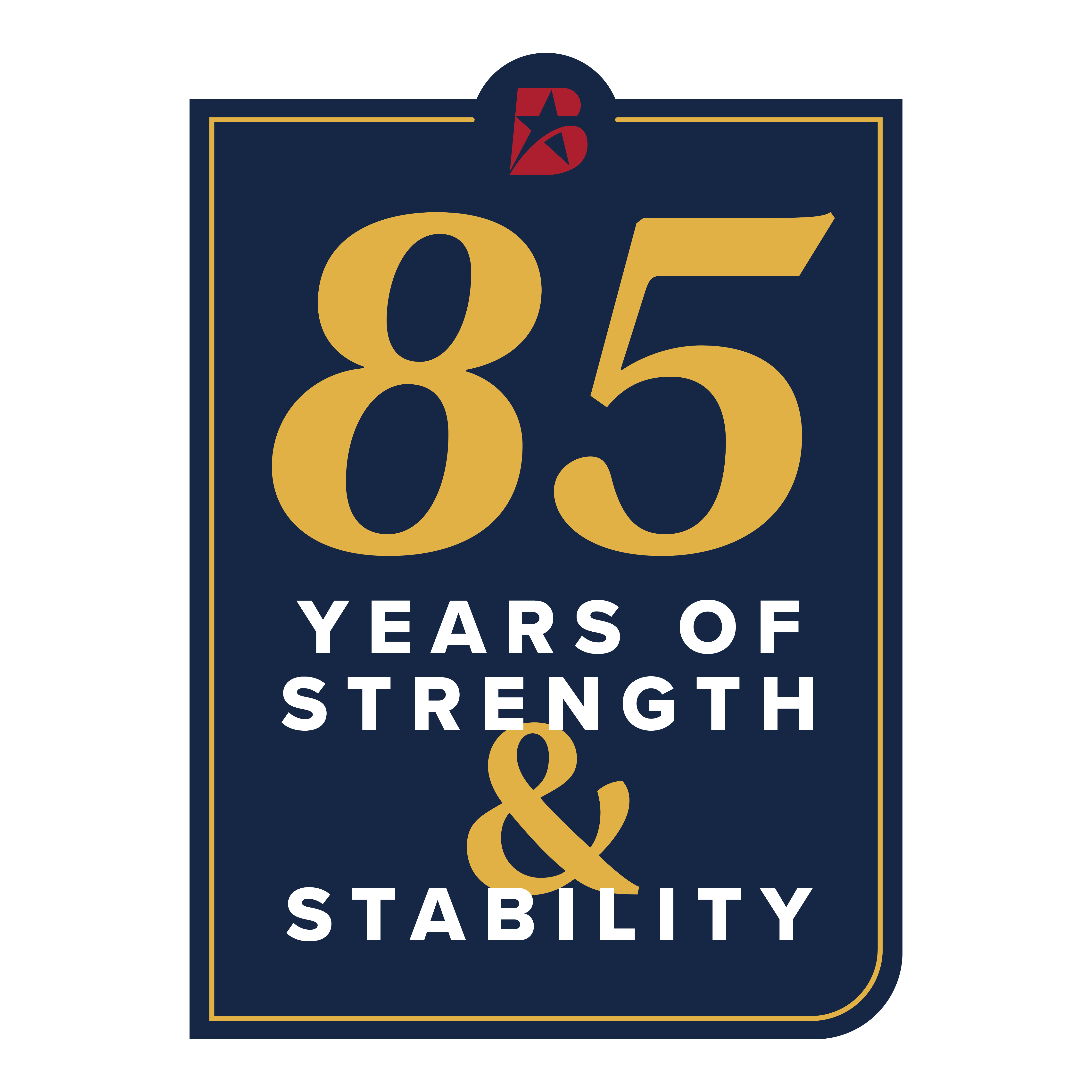 85 year anniversary logo