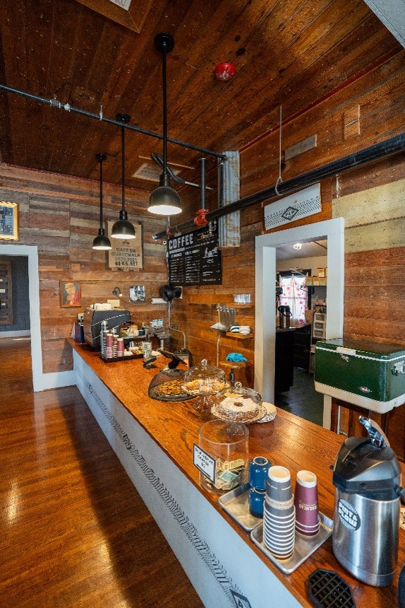 pint and plow inside building