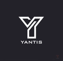 Yantis logo featuring a stylized "Y" and minimalist design.