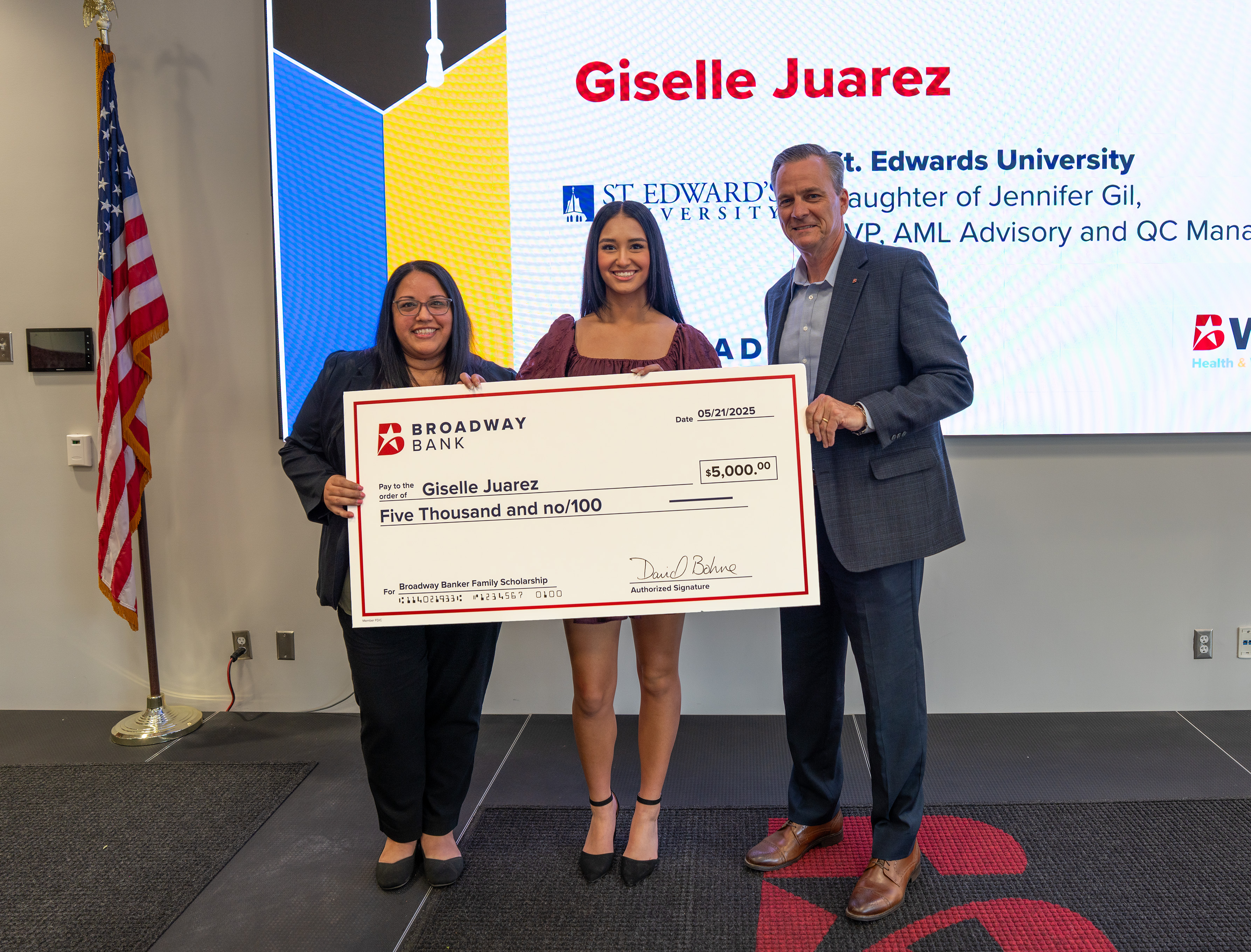Scholarship recipient Giselle Juarez