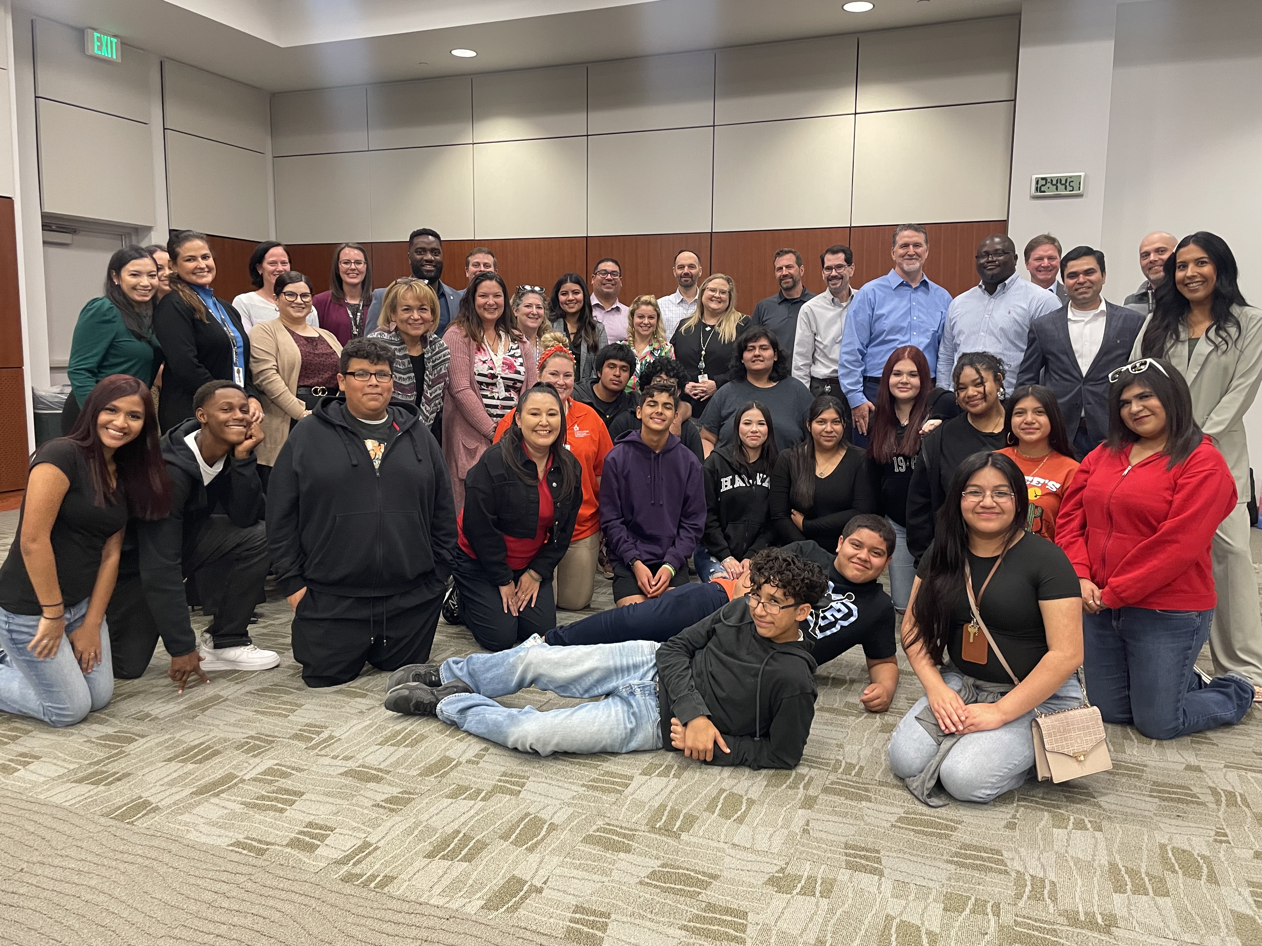 Broadway Bank and InspireU students 2024