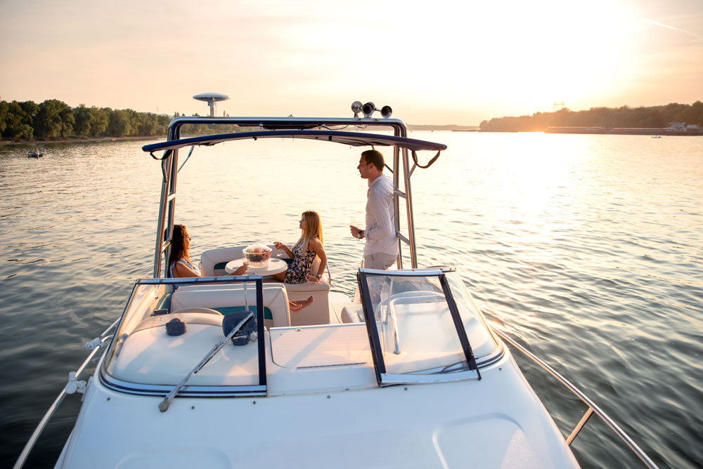 People on a boat